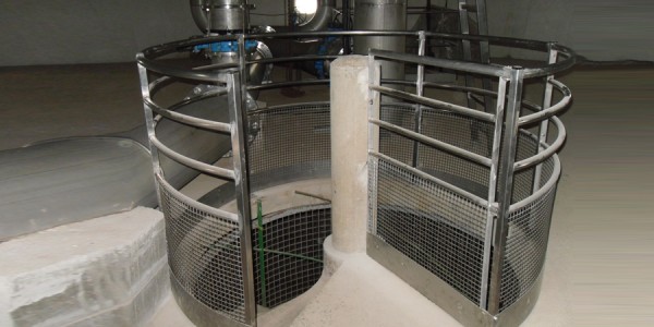 Garde corps de sortie d'escalier